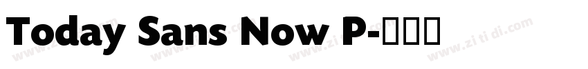 Today Sans Now P字体转换 Today Sans Now P字体转换